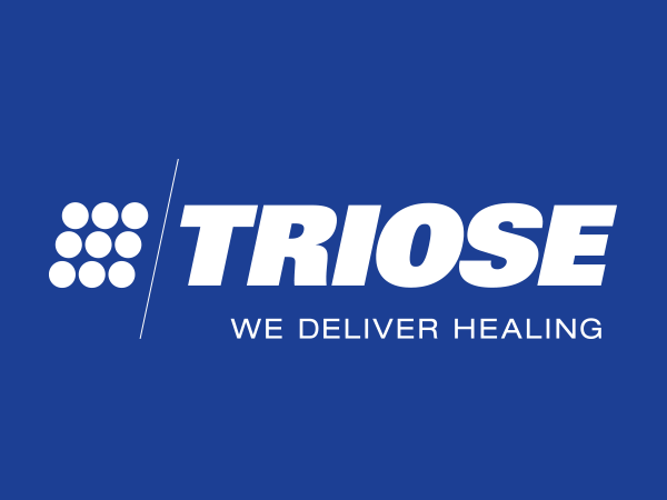 TRIOSE: We Deliver Healing, logo